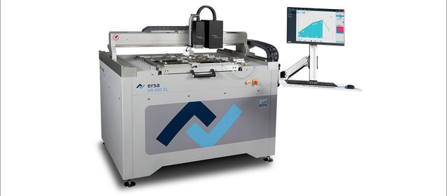 HR 600 XL - sustainable: With an active heating surface of 625 x 625 mm and a processable PCB thickness of up to 10 mm, professional repairs on XL boards are possible, thus maintaining added value