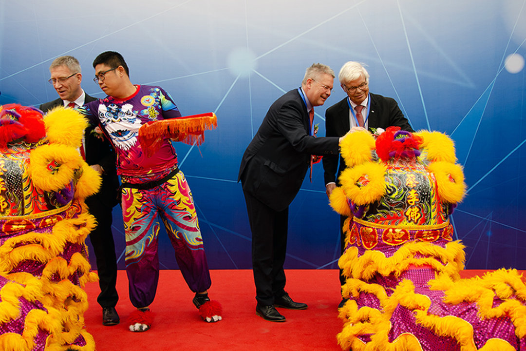 For the Grand Opening in Zhuhai there was of course a traditional Chinese ceremony as well For the Grand Opening in Zhuhai there was of course a traditional Chinese ceremony as well