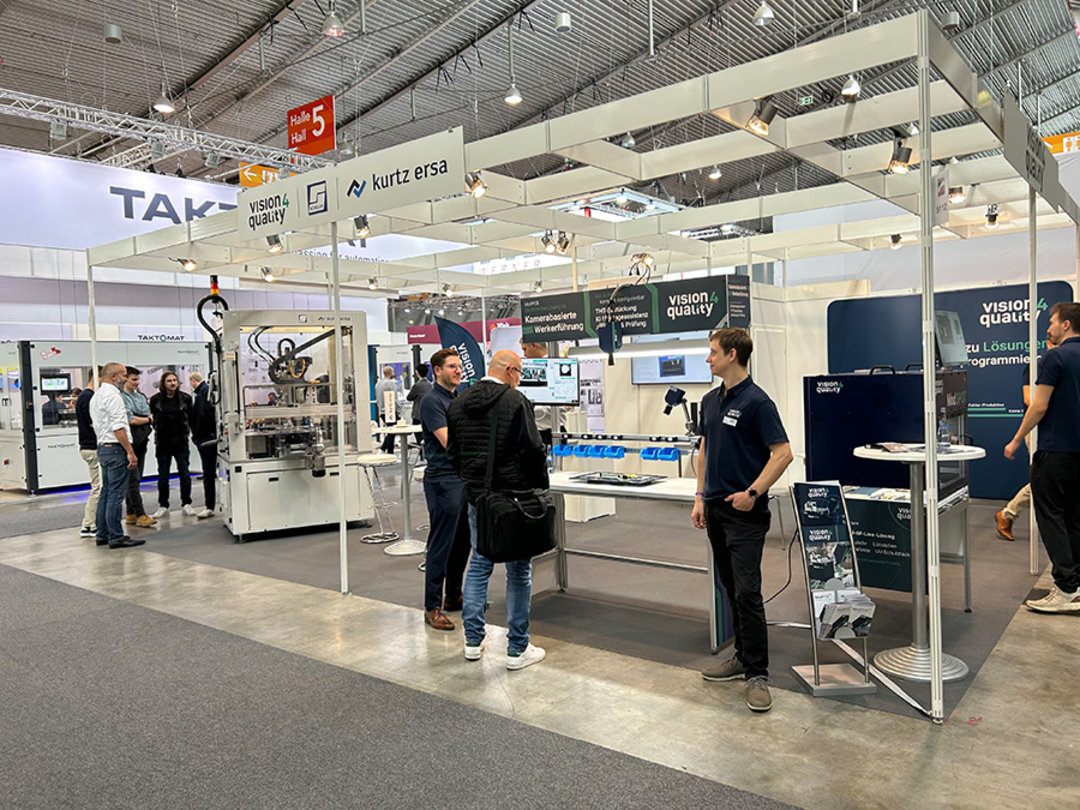 The joint stand was enriched by the exhibits ModPCB & ModSPOT (Vision4Quality)