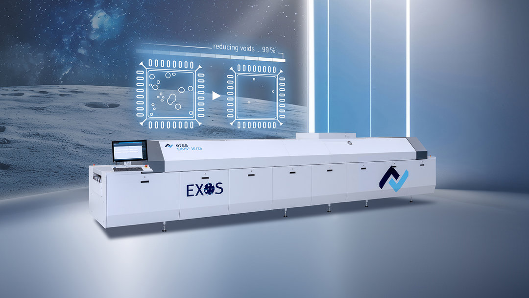 Ersa EXOS 10/26 - void-free reflow soldering with convection and vacuum