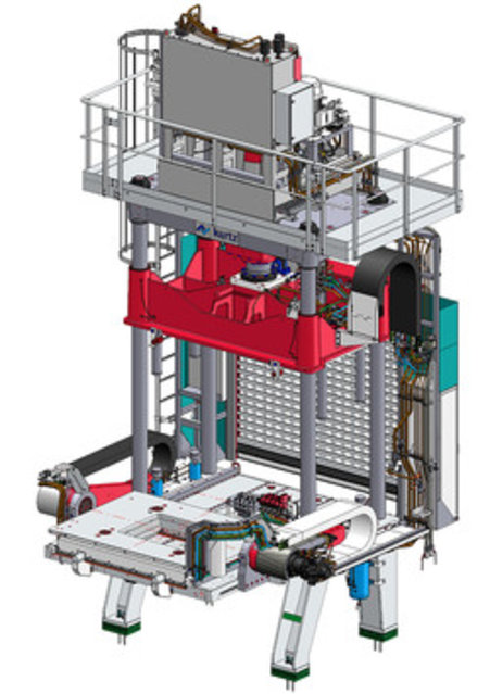 Even faster: Kurtz KPS 2000/25-12 SKT deburring press!