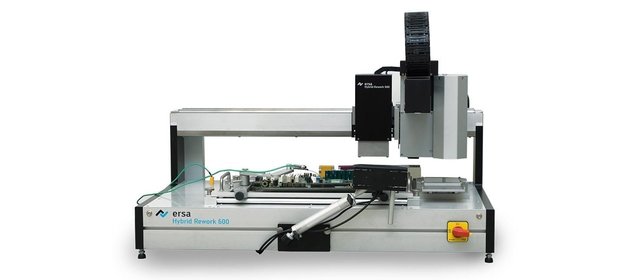 Ersa HR 600/2 hybrid rework system - automatic desoldering, placement and soldering of SMT components