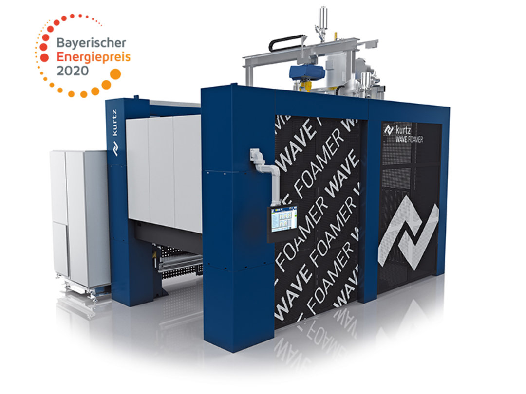Chemical-free recycling and up to 90% energy savings: WAVE FOAMER with radio frequency technology