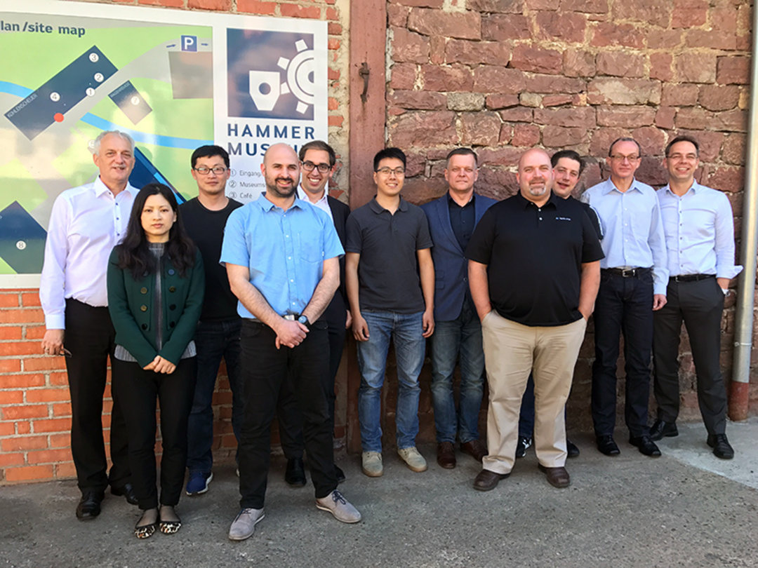 Group image at the international Kurtz Service Meeting with people responsible for service from China, the USA and Russia