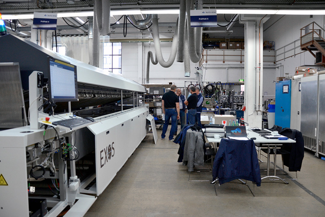 Kick-off customer acceptance of EXOS 10/26 going to Cofidur EMS in Laval, northwest France