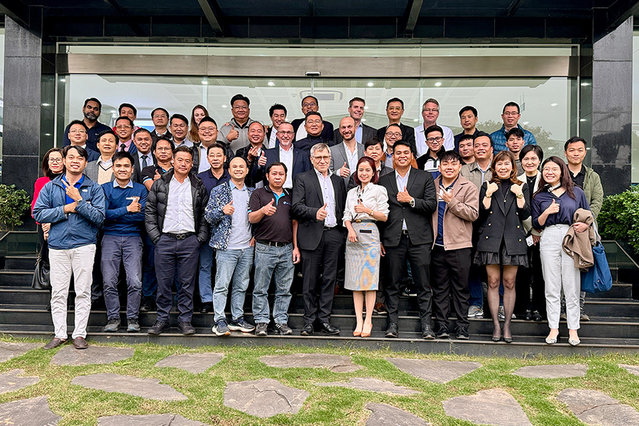 Participants of the Southeast Asia Sales Meeting Participants of the Southeast Asia Sales Meeting