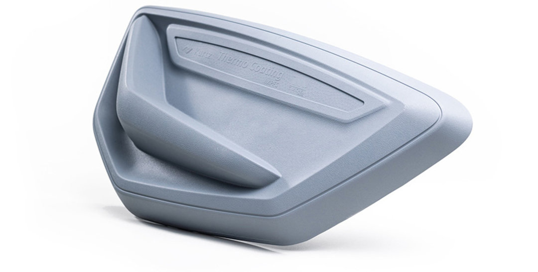 Side door trim in the THERMO SELECT process with haptically appealing surface. Image source: T.Michel Moulds