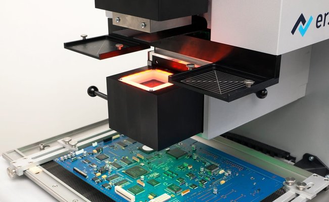 Ersa HR 550: Precise component repair - child's play!