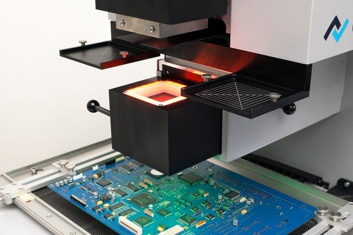 Ersa HR 550: Precise component repair - child's play!
